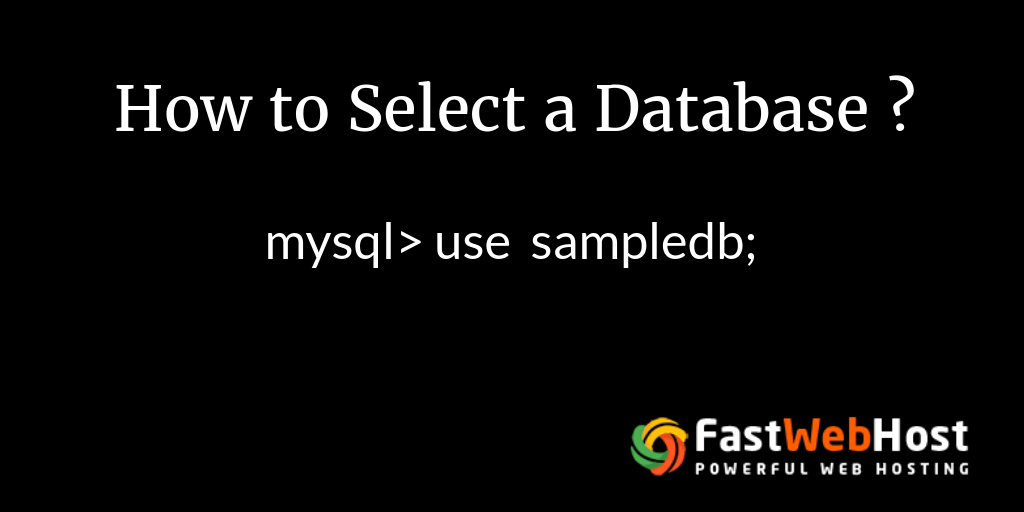 How To Select A MySQL Database On Linux Via Command Line