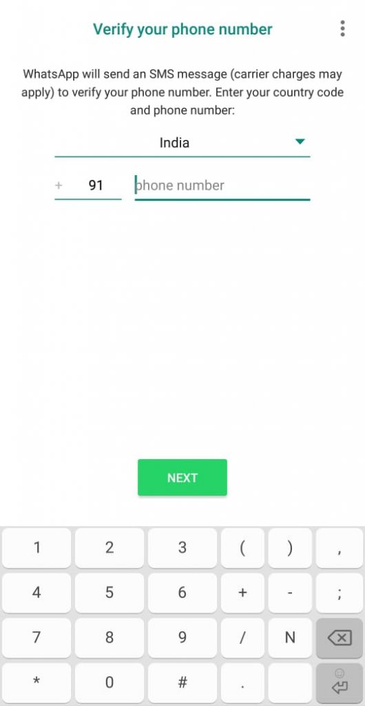 whatsapp inc contact numbers